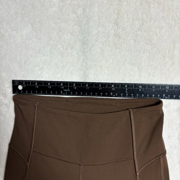 Lululemon Womens Groove High Rise Split Hem Flared Pant Size 4 Java Brown W5ENGS - Picture 12 of 14